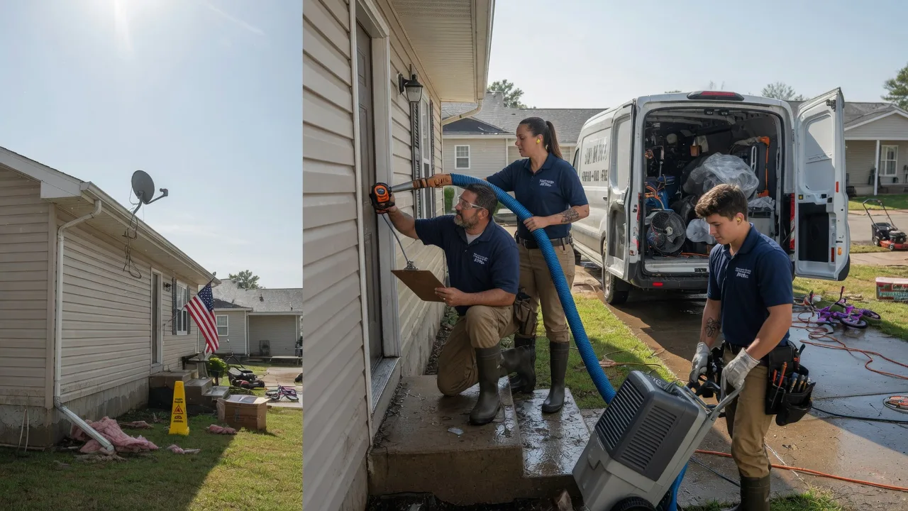Ceiling Water Damage Restoration in Little Elm, TX near me